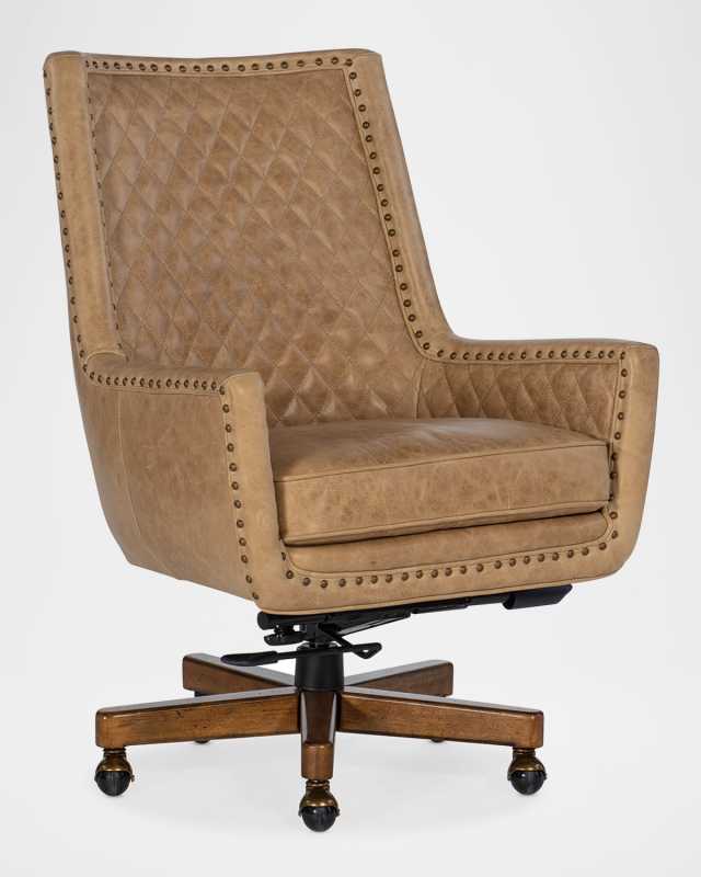Kent Leather Executive Swivel/Tilt Desk Chair